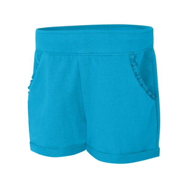 Hanes Little Girls Ruffle Pocket Short